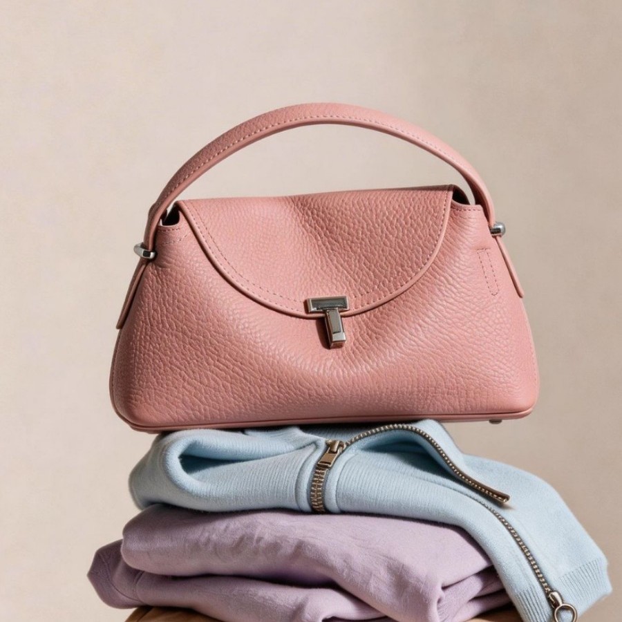 Retro Top-Grain Leather Large Underarm Tote product image