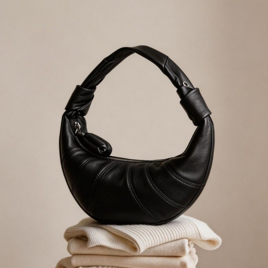 French Croissant Lambskin Hobo Bag product image