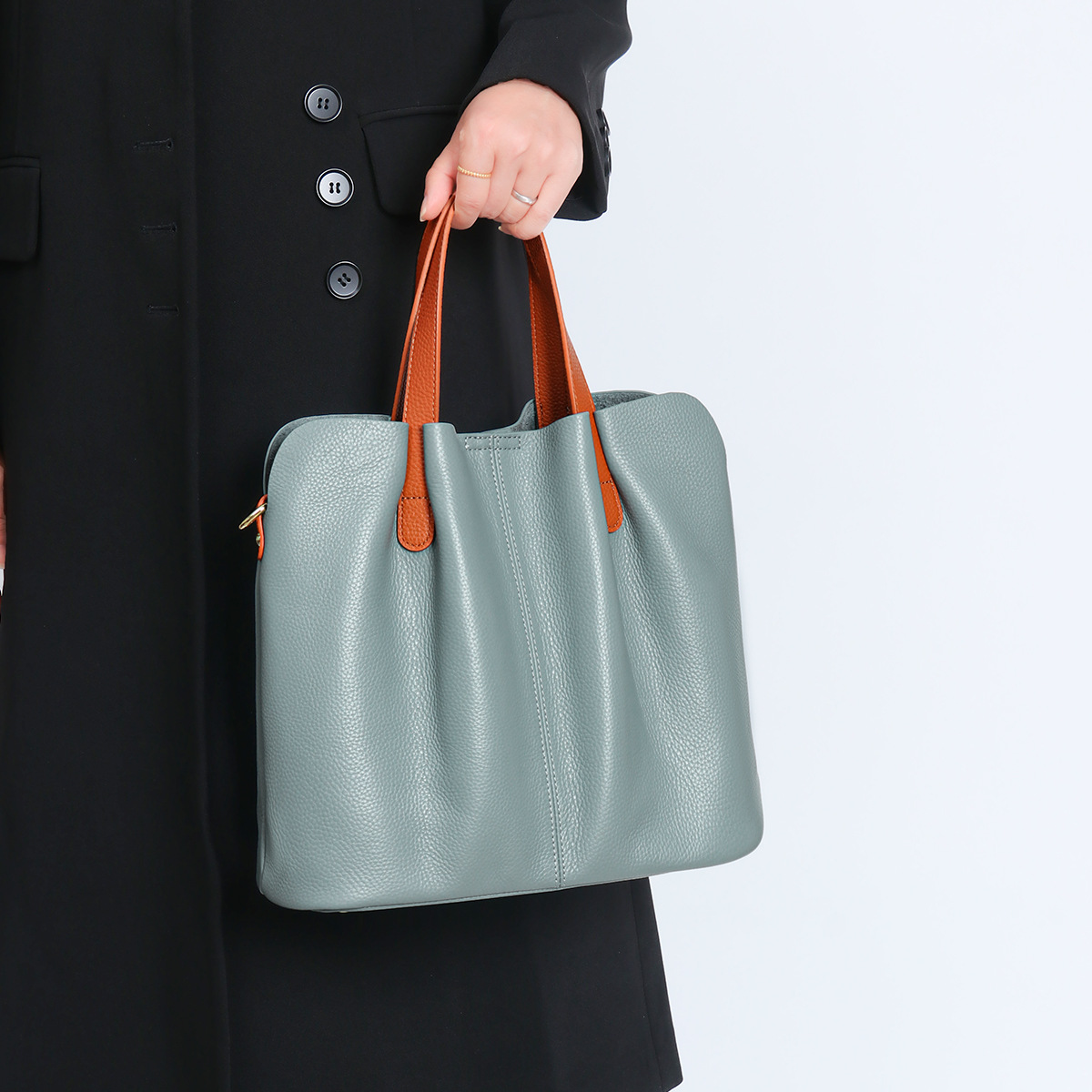 Executive First-Layer Cowhide Large Tote product image