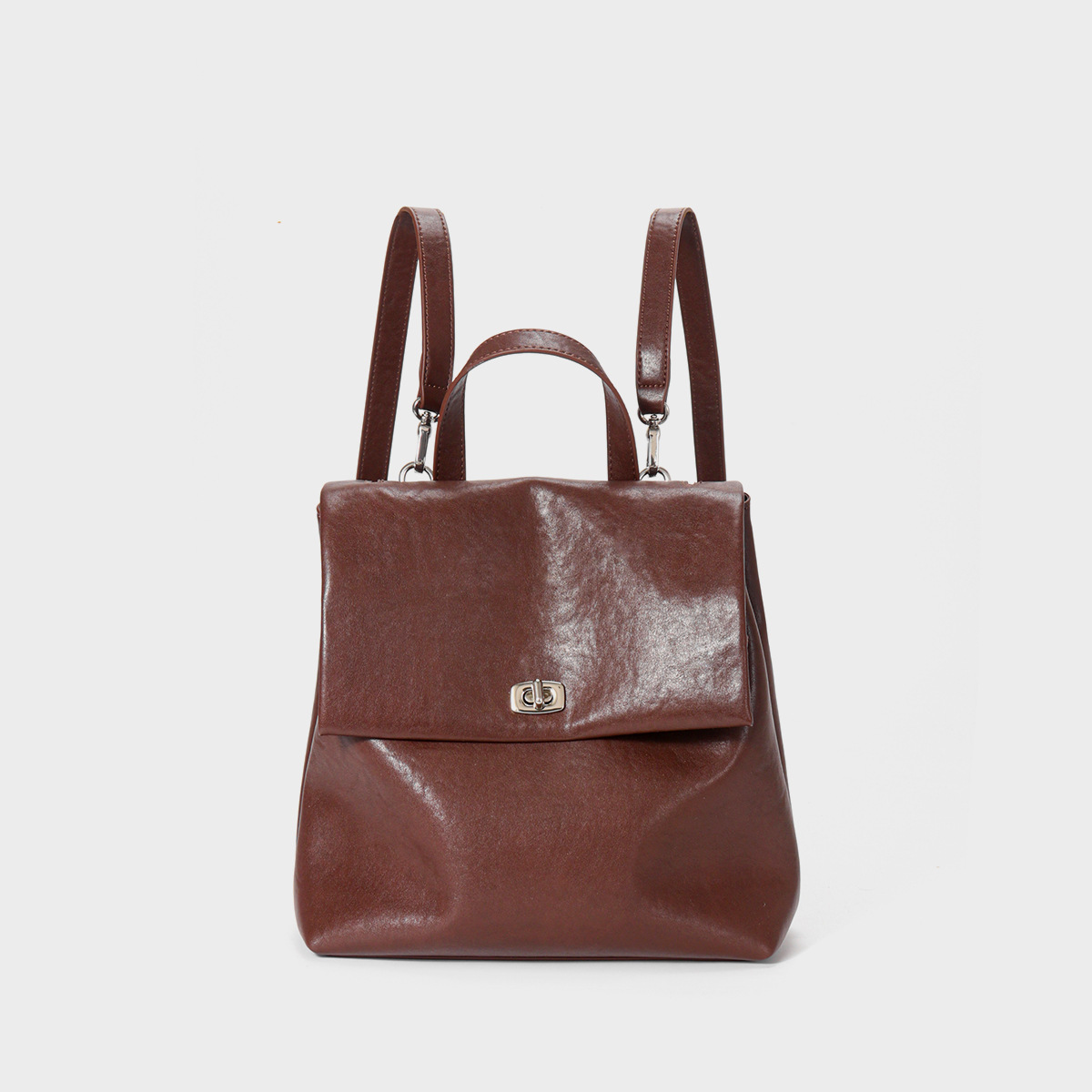 Premium Leather Vintage Laptop Backpack product image