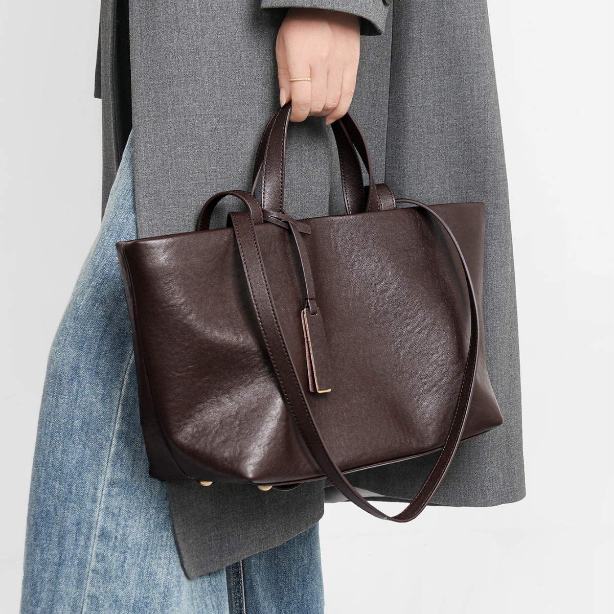 Retro Soft Leather Hobo Underarm Purse product image
