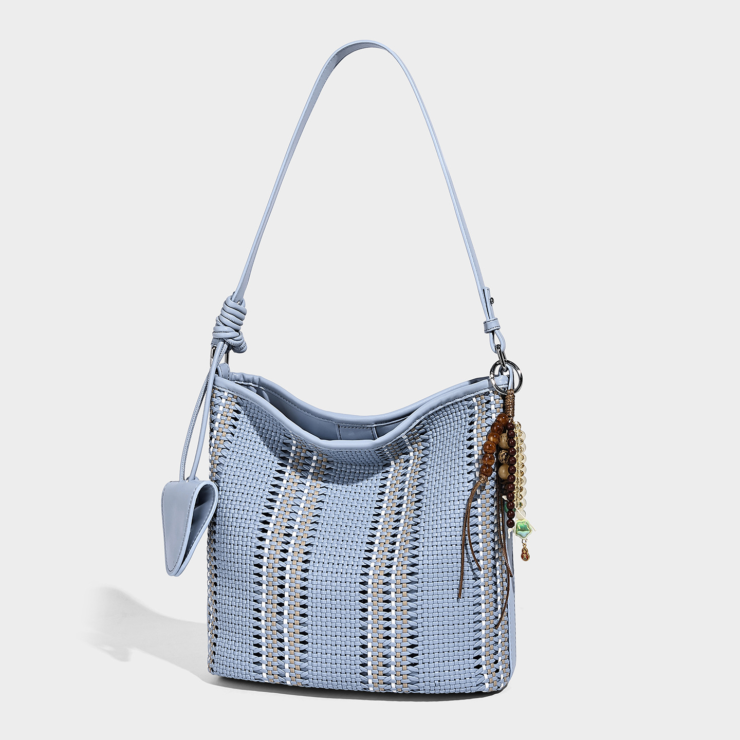 Artisan Woven Vegan Leather Bucket Shoulder Bag — 2026 Edition