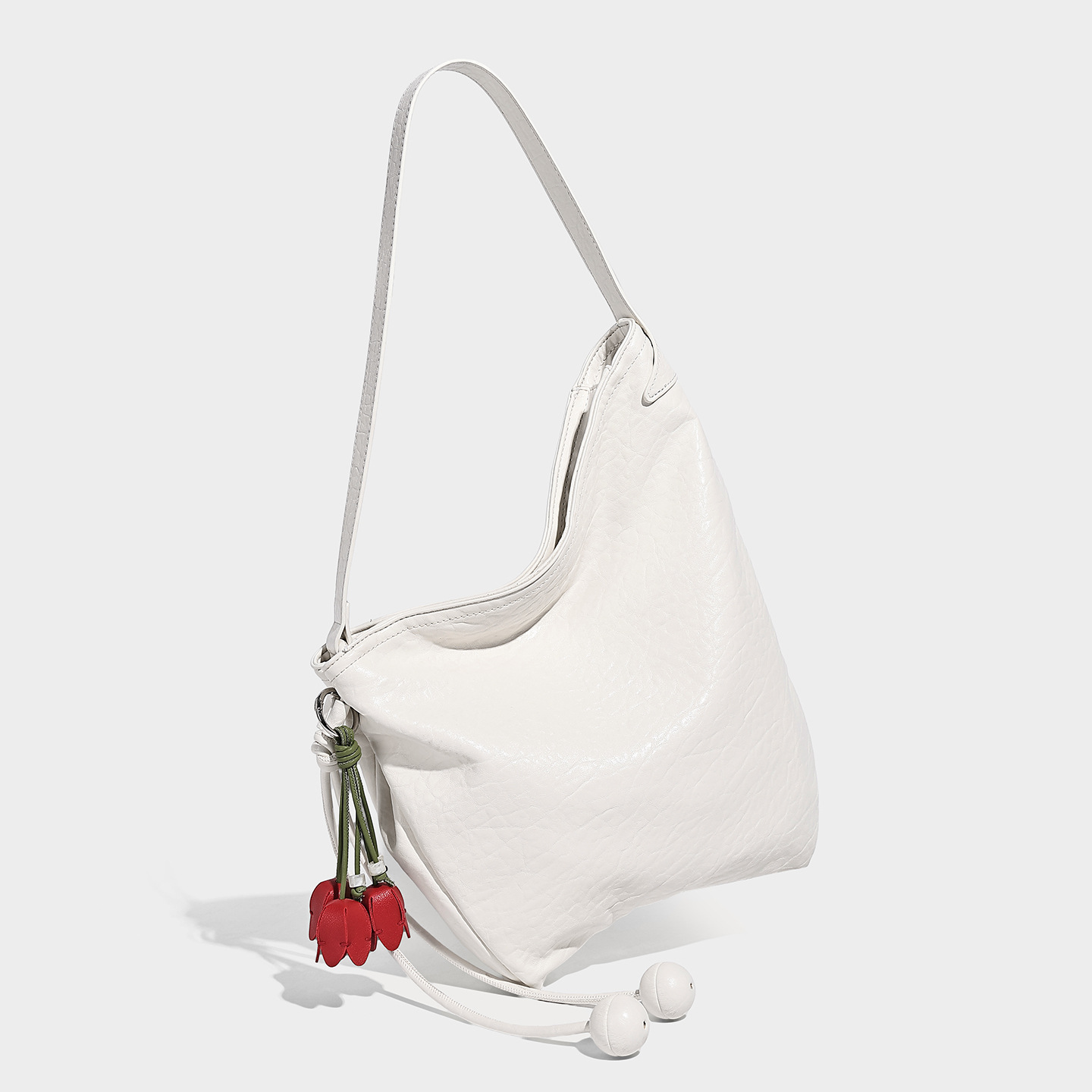 Crescent Irregular Vegan Leather Underarm Crossbody Bag product image