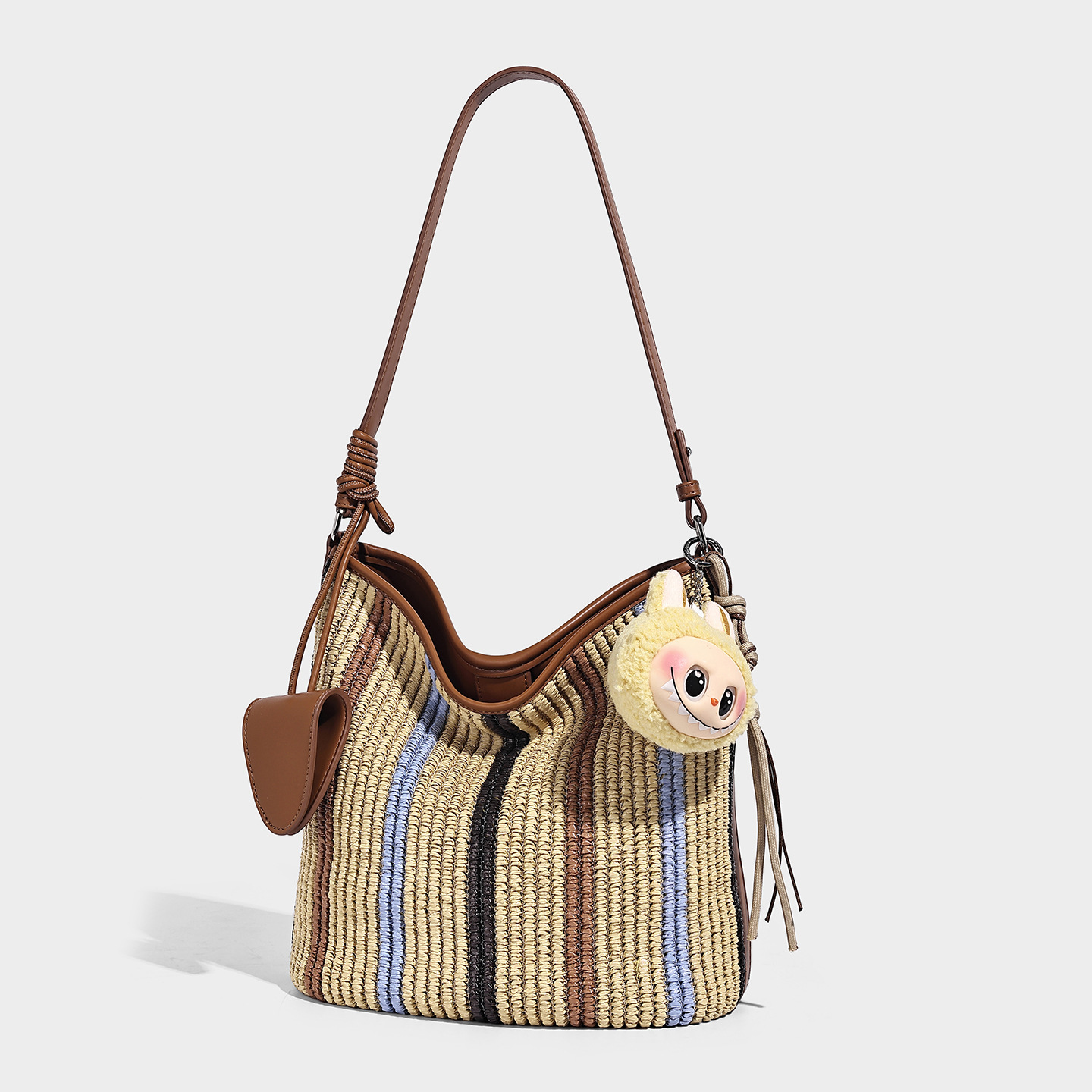 Fashion Straw Woven Underarm Shoulder Beach Tote — 2026