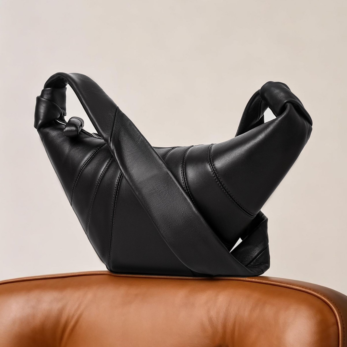 French Minimalist Croissant Bag product image