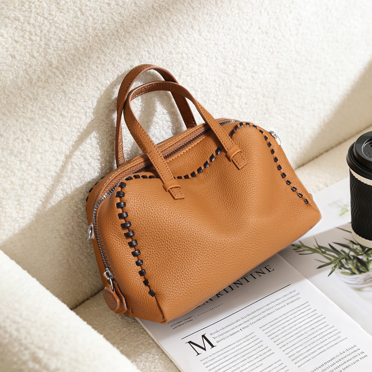 Genuine Leather Tote Bag Large Capacity Women product image