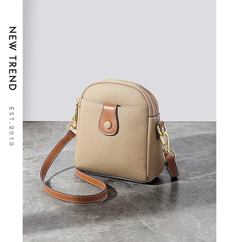Mini Genuine Leather Phone Crossbody Bag Women Small Shoulder Bag Lightweight Everyday product image