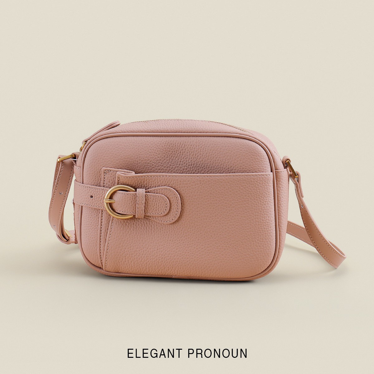 Top-Grain Cowhide Underarm Bag Women Small Square Shoulder Crossbody Commuter Leather Bag product image