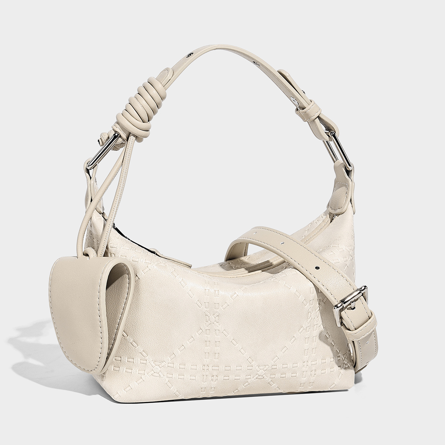 Vegan Leather Bento Lunch Box Shoulder Bag — Minimalist