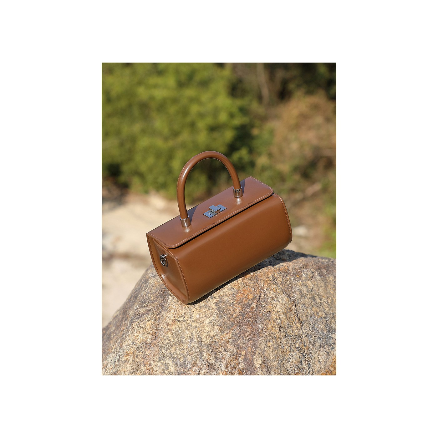 Product image 3 of Leather Doctor Box Handbag for wholesale handbag buyers