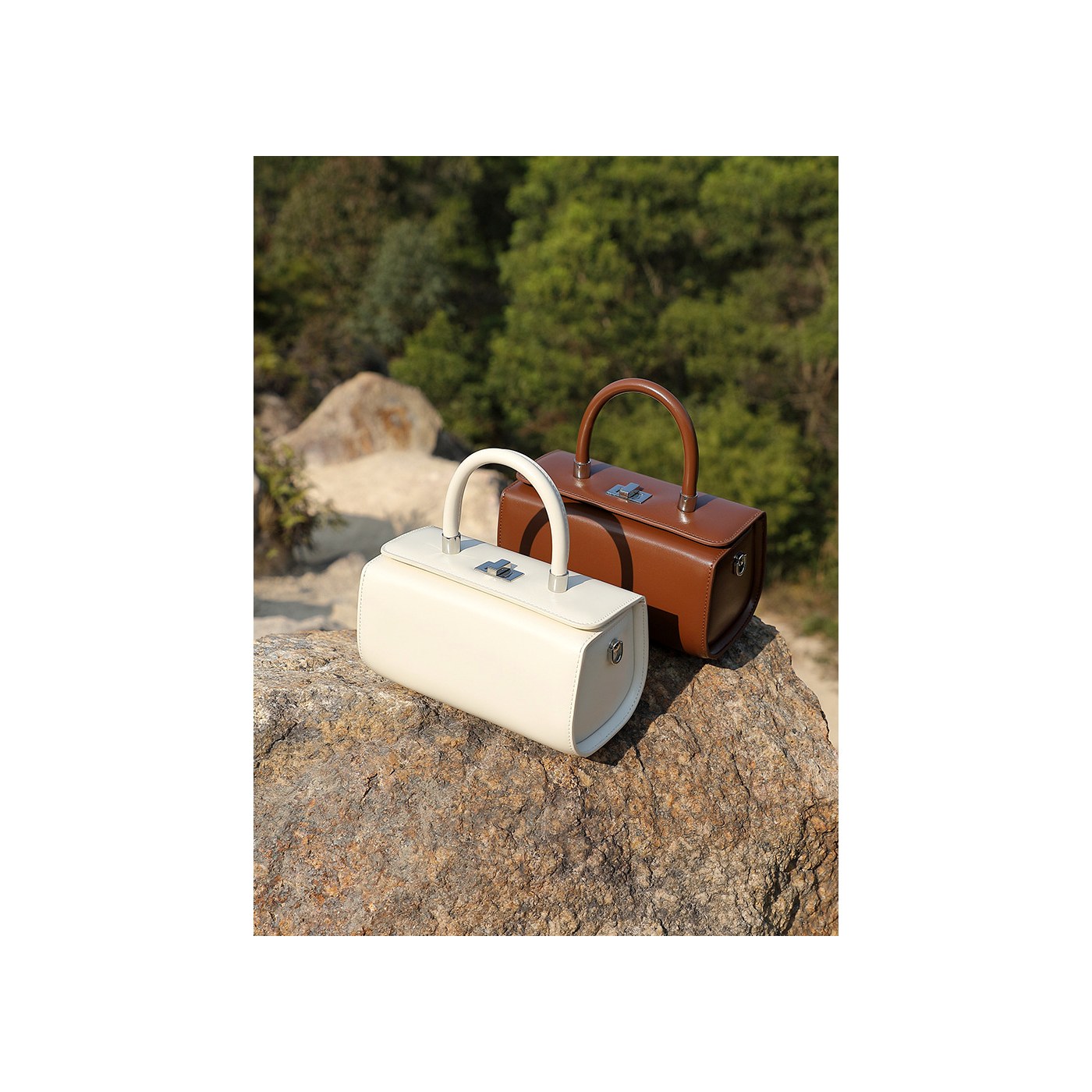 Product image 4 of Leather Doctor Box Handbag for wholesale handbag buyers