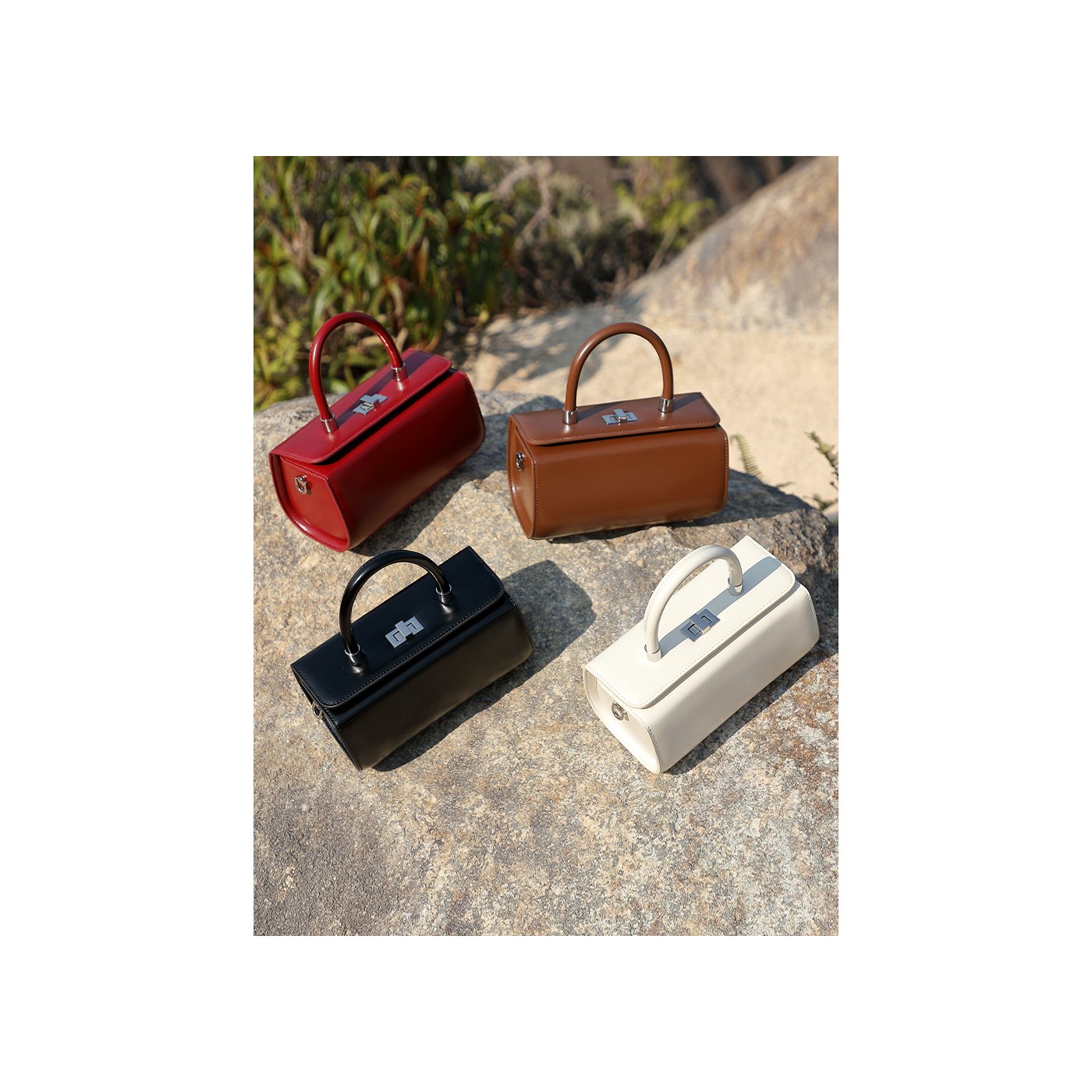 Product image 6 of Leather Doctor Box Handbag for wholesale handbag buyers