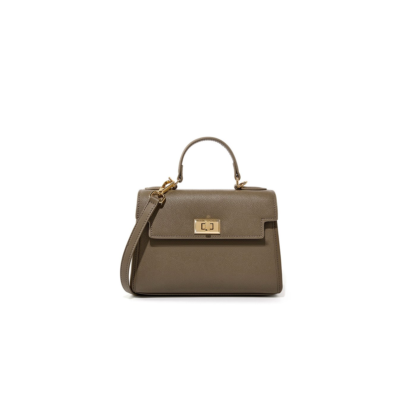 Product image 7 of Mini Structured Leather Top Handle Bag for wholesale handbag buyers