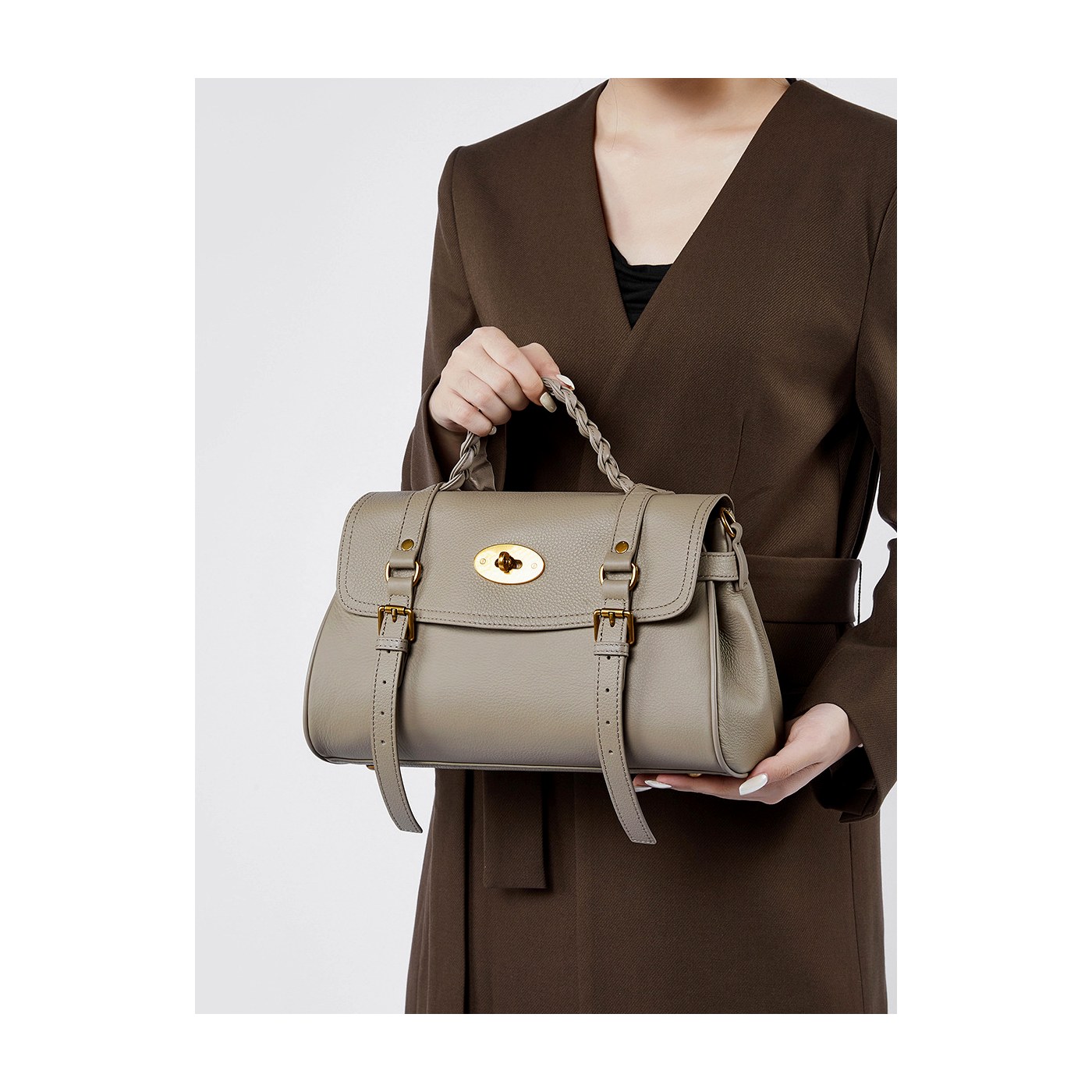 Product image 2 of Leather Commuter Satchel Tote Bag for wholesale handbag buyers