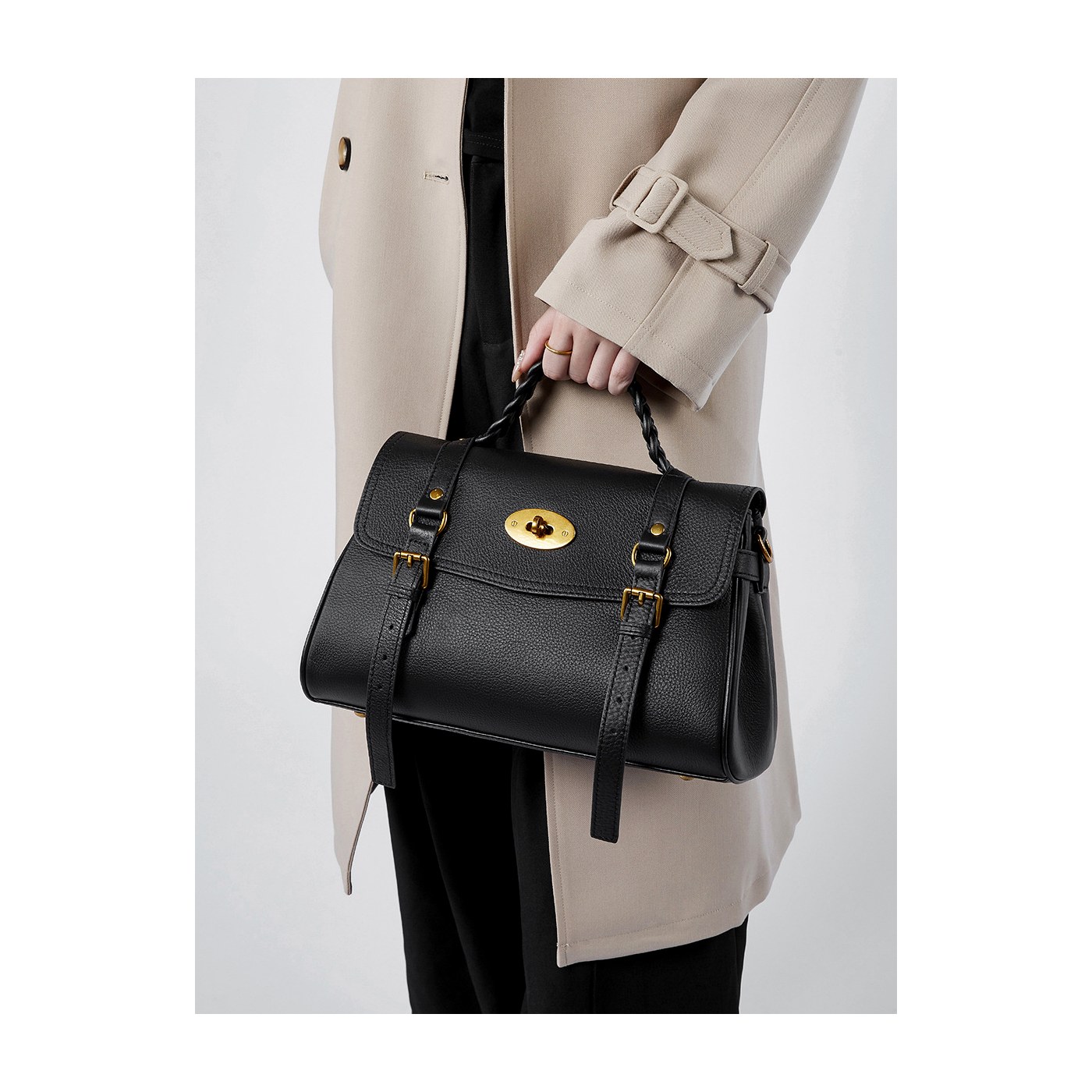 Product image 6 of Leather Commuter Satchel Tote Bag for wholesale handbag buyers