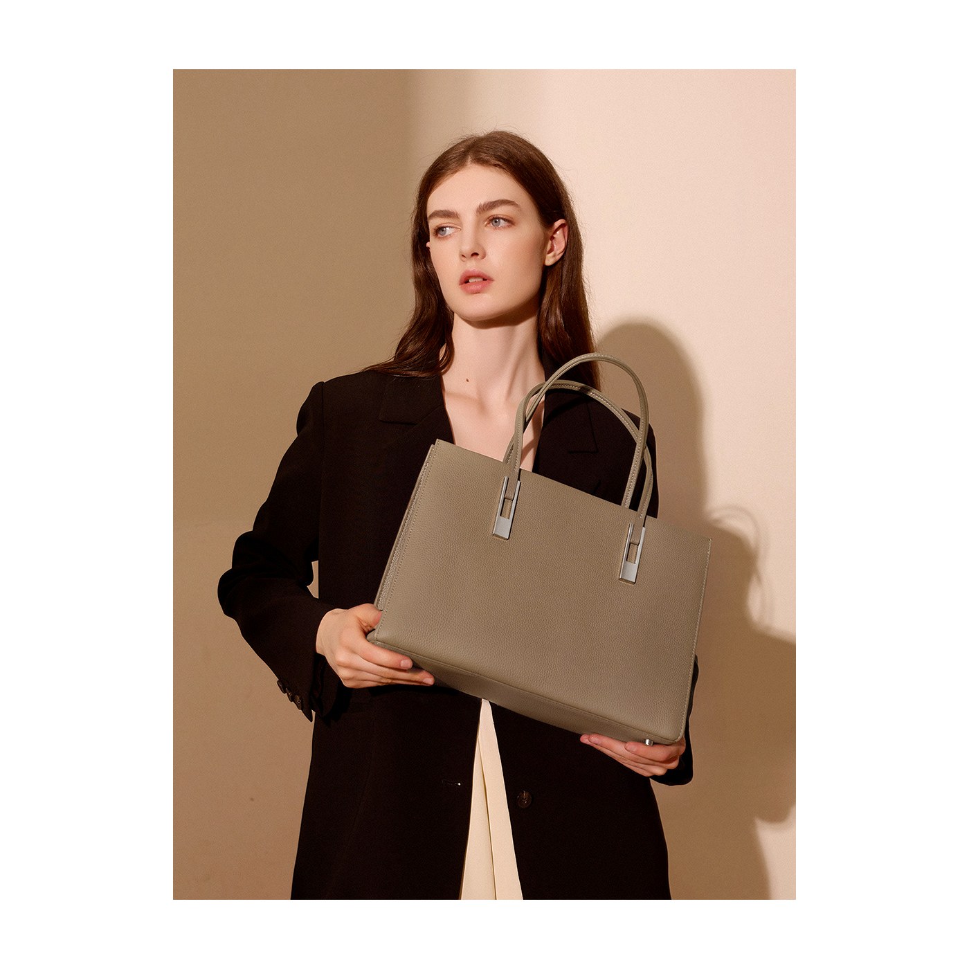 Product image 2 of Large Top Grain Leather Tote Bag for wholesale handbag buyers