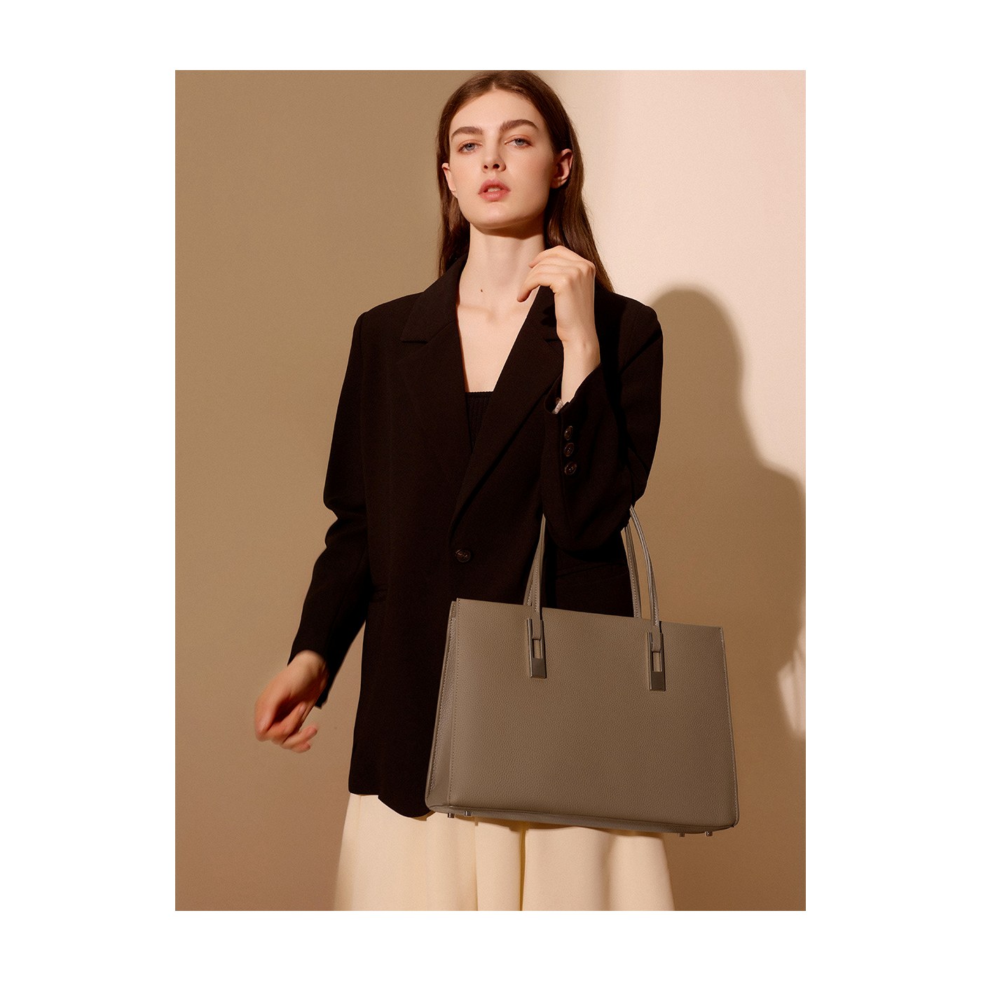 Product image 4 of Large Top Grain Leather Tote Bag for wholesale handbag buyers