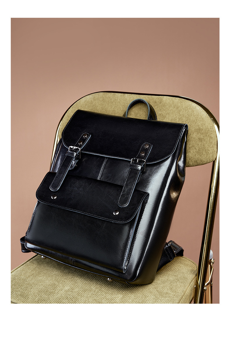 Product image 2 of Full Leather 14 Inch Laptop Backpack for wholesale handbag buyers