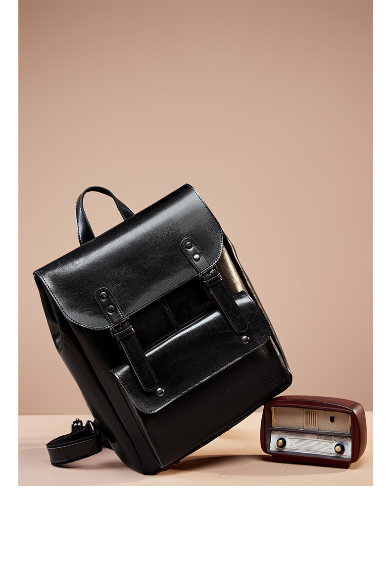 Product image 3 of Full Leather 14 Inch Laptop Backpack for wholesale handbag buyers
