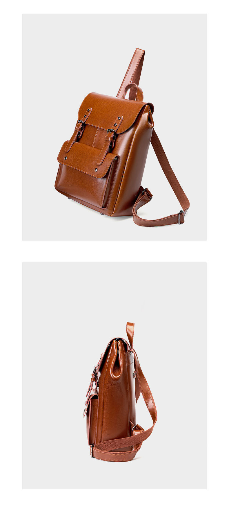 Product image 4 of Full Leather 14 Inch Laptop Backpack for wholesale handbag buyers