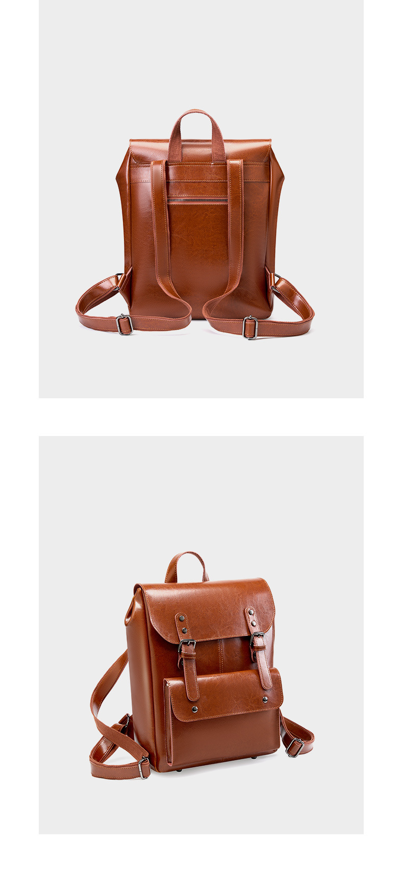Product image 5 of Full Leather 14 Inch Laptop Backpack for wholesale handbag buyers