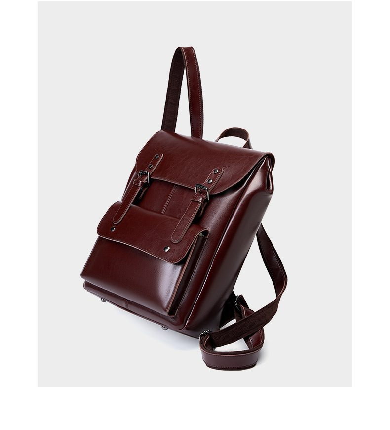 Product image 6 of Full Leather 14 Inch Laptop Backpack for wholesale handbag buyers