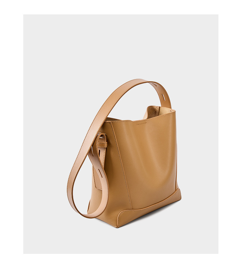 Product image 2 of Large Soft Leather Bucket Shoulder Bag for wholesale handbag buyers