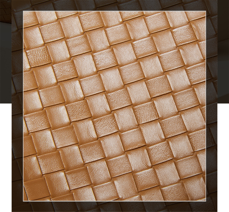 Product image 5 of Large Woven Genuine Leather Tote Bag for wholesale handbag buyers