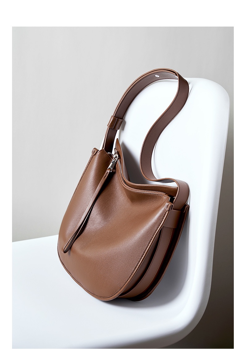 Product image 3 of Minimal Soft Leather Hobo Shoulder Bag for wholesale handbag buyers