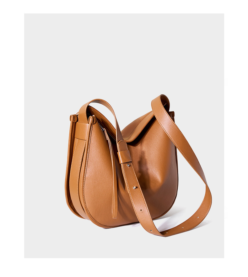 Product image 5 of Minimal Soft Leather Hobo Shoulder Bag for wholesale handbag buyers