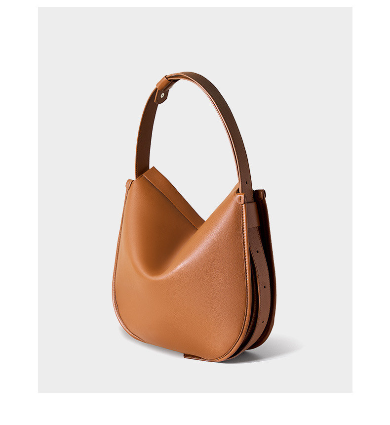 Product image 6 of Minimal Soft Leather Hobo Shoulder Bag for wholesale handbag buyers