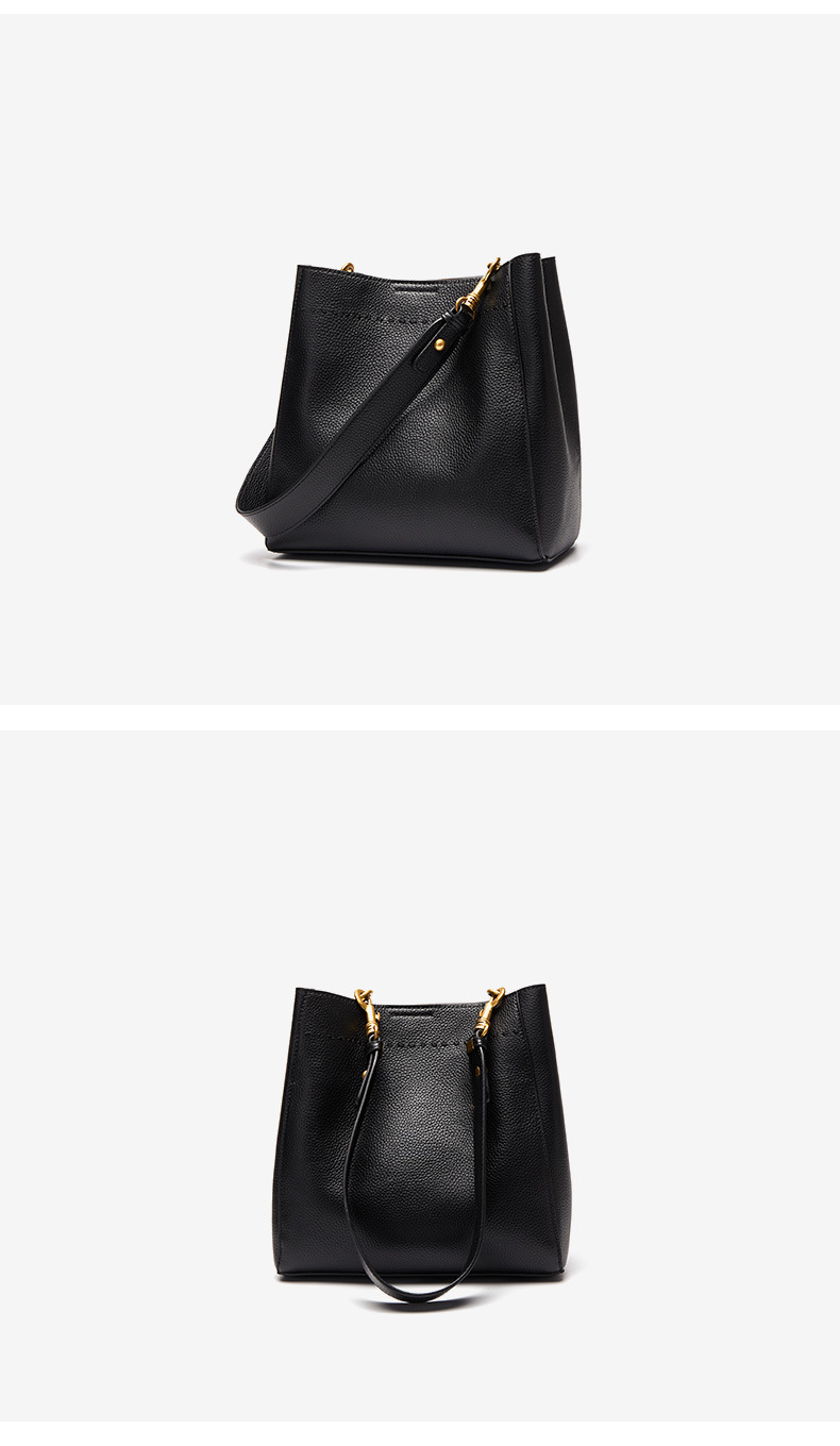 Product image 3 of Vintage Leather Bucket Tote Bag for wholesale handbag buyers