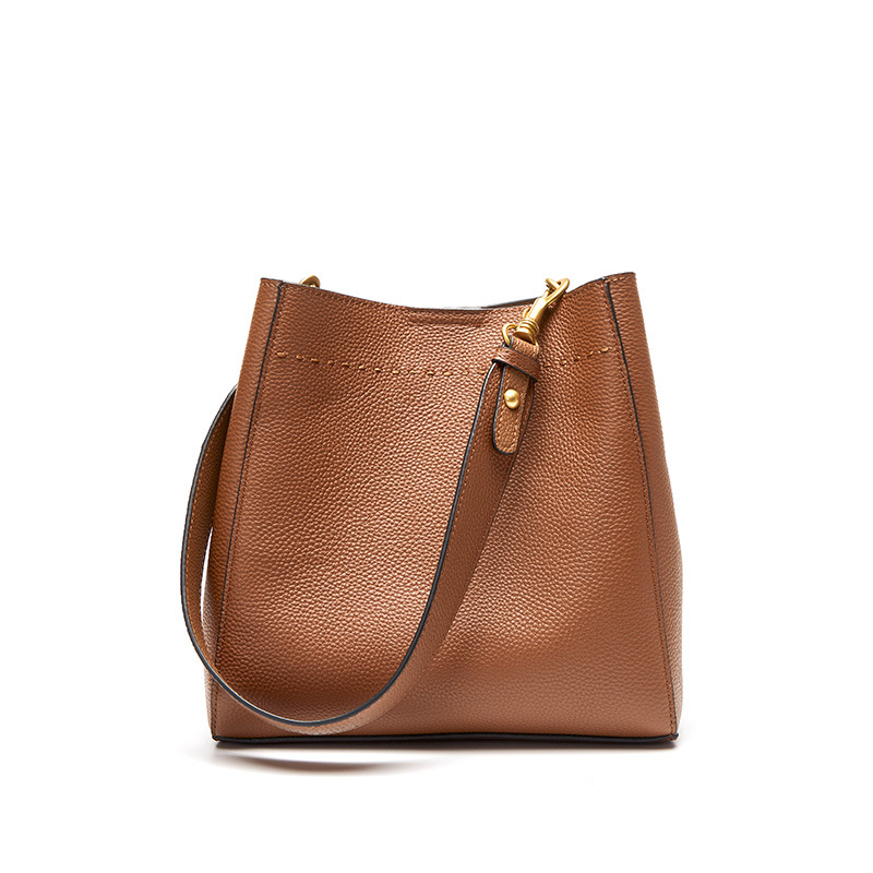 Product image 5 of Vintage Leather Bucket Tote Bag for wholesale handbag buyers