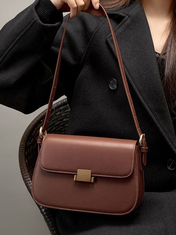 Product image 4 of Compact Leather Flap Shoulder Bag for wholesale handbag buyers