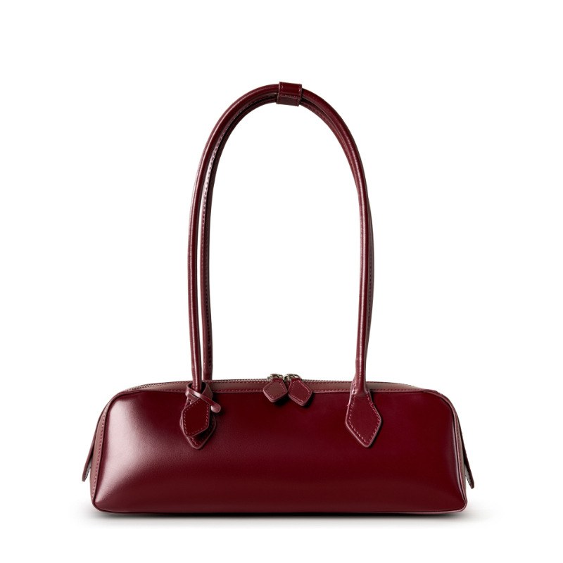 Product image 7 of Long Leather Baguette Shoulder Bag for wholesale handbag buyers