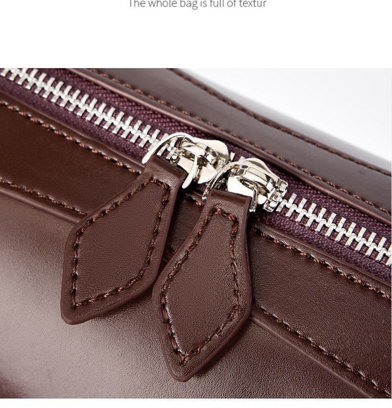 Product image 8 of Long Leather Baguette Shoulder Bag for wholesale handbag buyers