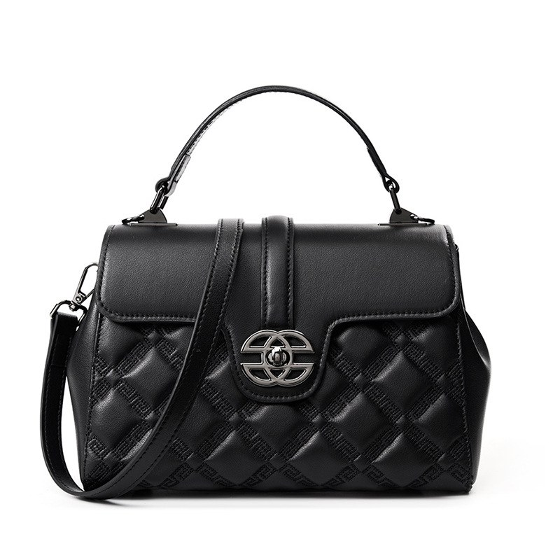 Product image 6 of Quilted Leather Top Handle Satchel Bag for wholesale handbag buyers