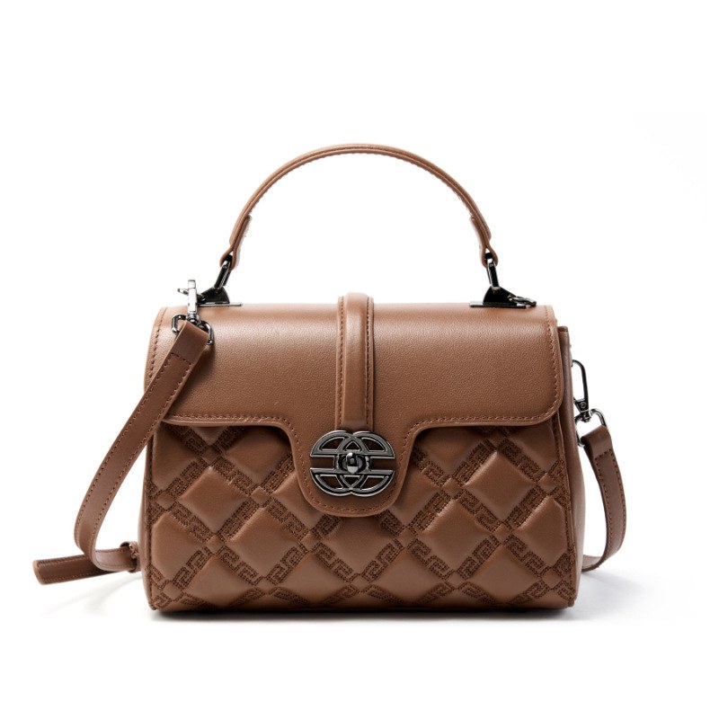 Product image 8 of Quilted Leather Top Handle Satchel Bag for wholesale handbag buyers