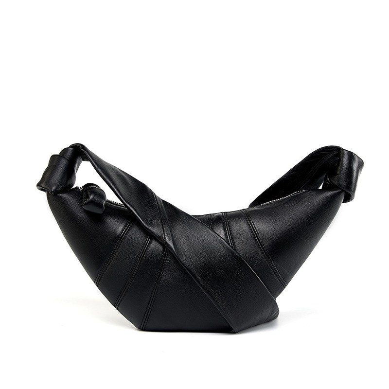 Product image 6 of Soft Sheepskin Croissant Shoulder Bag for wholesale handbag buyers