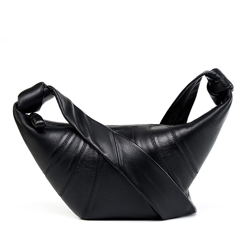Product image 7 of Soft Sheepskin Croissant Shoulder Bag for wholesale handbag buyers