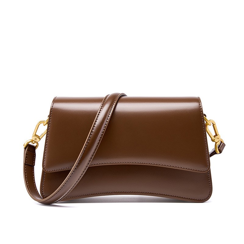 Product image 8 of Glossy Leather Baguette Shoulder Bag for wholesale handbag buyers
