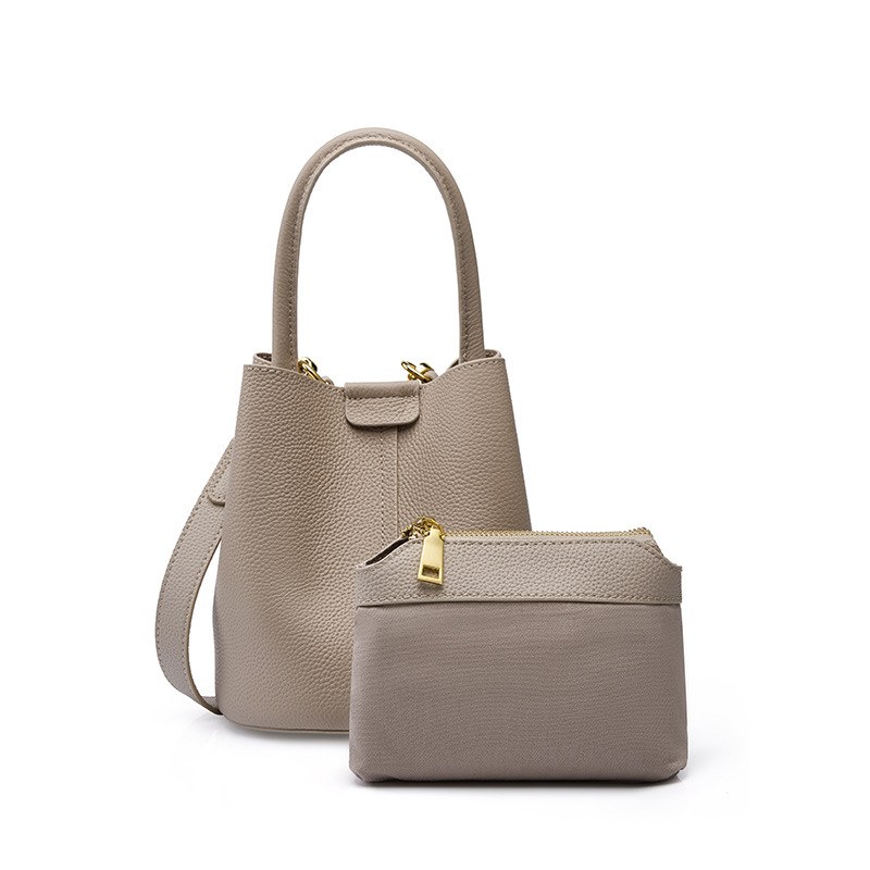 Product image 5 of Minimal Leather Bucket Handbag for wholesale handbag buyers