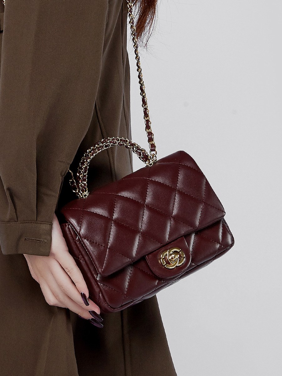 Product image 2 of Quilted Leather Chain Shoulder Bag for wholesale handbag buyers
