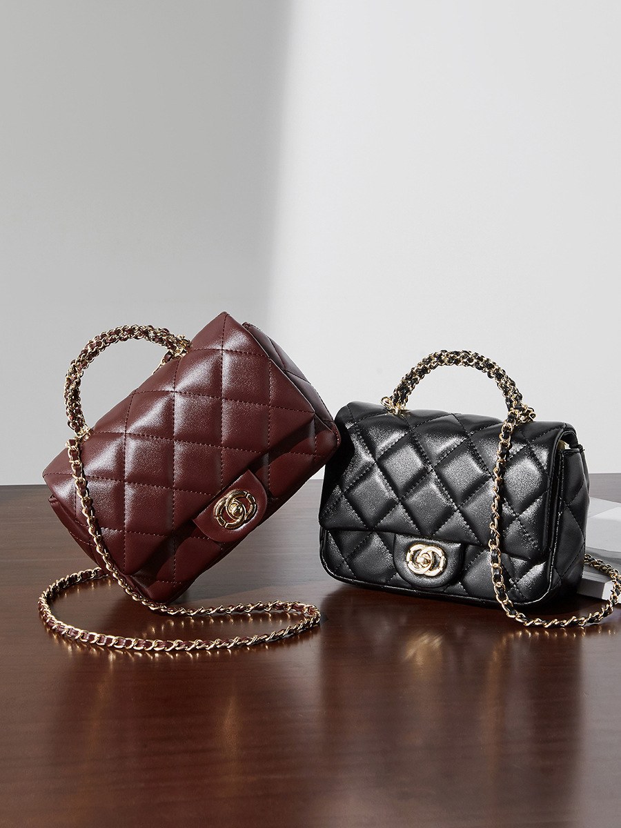 Product image 5 of Quilted Leather Chain Shoulder Bag for wholesale handbag buyers