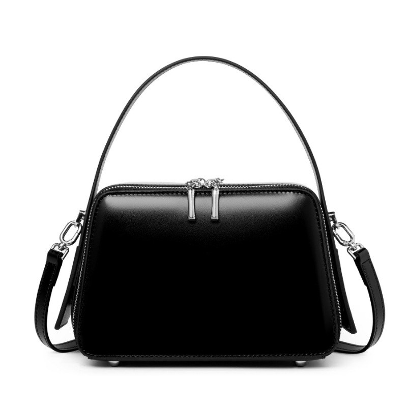 Product image 6 of Structured Leather Box Shoulder Bag for wholesale handbag buyers
