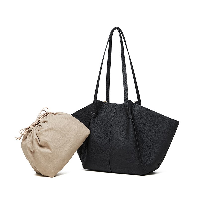 Product image 7 of Large Top-Grain Leather Batwing Tote Bag for wholesale handbag buyers