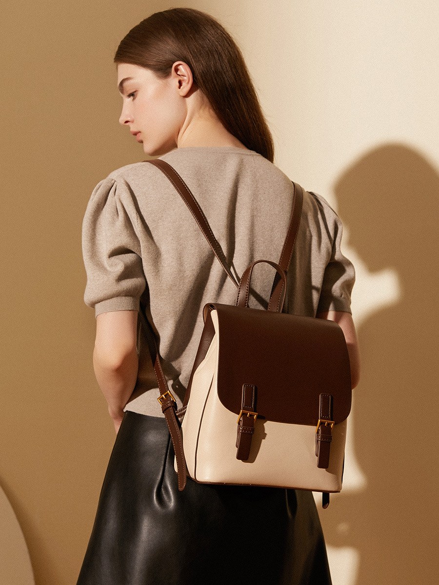 Product image 2 of Leather Convertible Backpack Shoulder Bag for wholesale handbag buyers