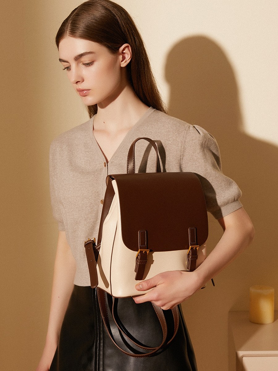 Product image 3 of Leather Convertible Backpack Shoulder Bag for wholesale handbag buyers