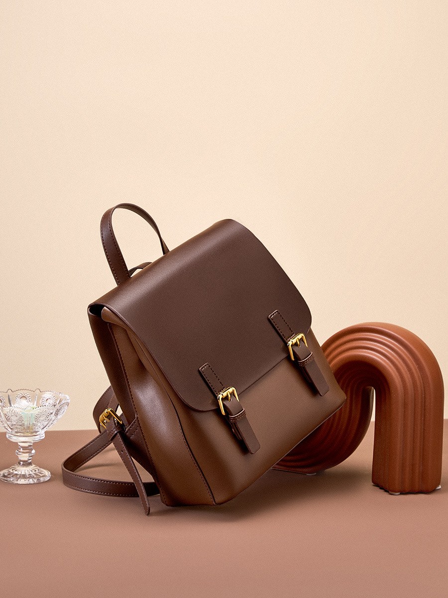 Product image 4 of Leather Convertible Backpack Shoulder Bag for wholesale handbag buyers