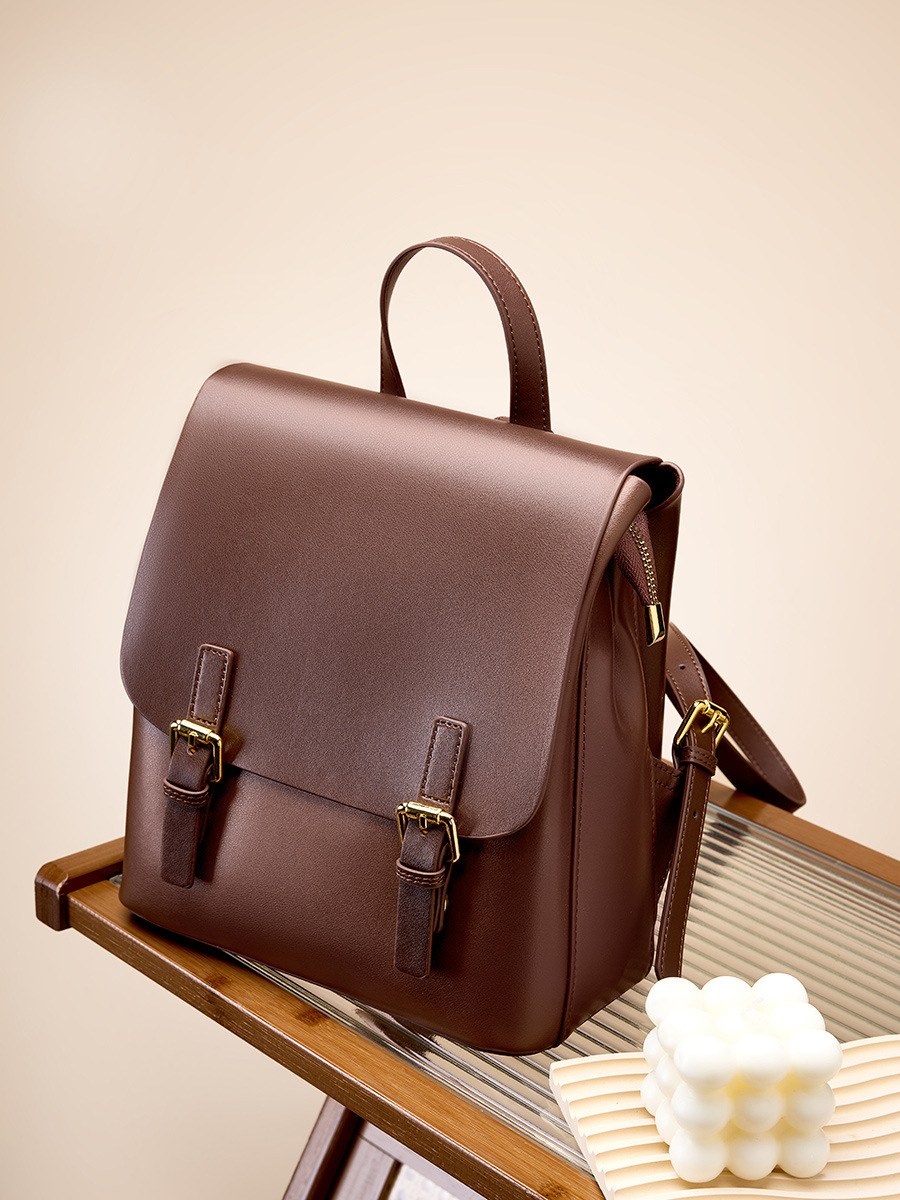 Leather Convertible Backpack Shoulder Bag product image